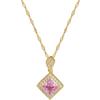 Titanium Steel Rhombus Pendant Necklace & Earrings Set - Elegant Jewelry for Banquets