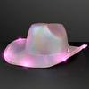 Cowgirl Hats Led Women Bachelorette Party Birthday Party Hats For Adults Cowgirl Holographic Party Disco Dress Up