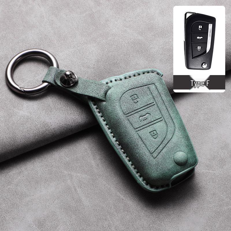 Sheepskin Leather Key Cover for Toyota Alphard, RAV4, Camry, Highlander