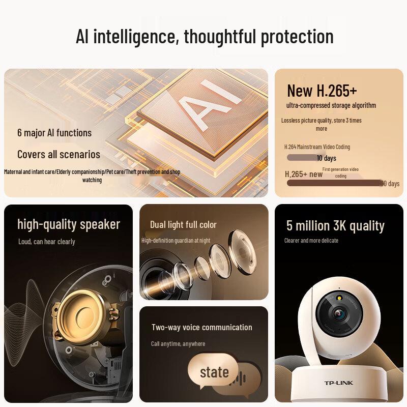 TP-LINK Smart Indoor Pan/Tilt Security Camera