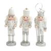 Multipurpose Christmas Nutcrackers Soldiers Sturdy Wood Figures for Seasonal Fireplaces Embellishment Home Decoration