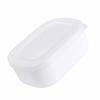Food Storage Container Mini Lunch Case Portable Bento Box 280ml White for Office Students