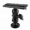 Electronic Fish Finder Mount Base Fishfinder, 360 Degree Swivel Ball Mount, GPS Plate, Rotating Boat Supporter, Marine Kayak