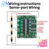 3S 4S Li-ion Battery Protection Board 40A 11.1V 14.8V with Balance 10MOS, 100A Peak Current Short Circuit Current Over Discharge