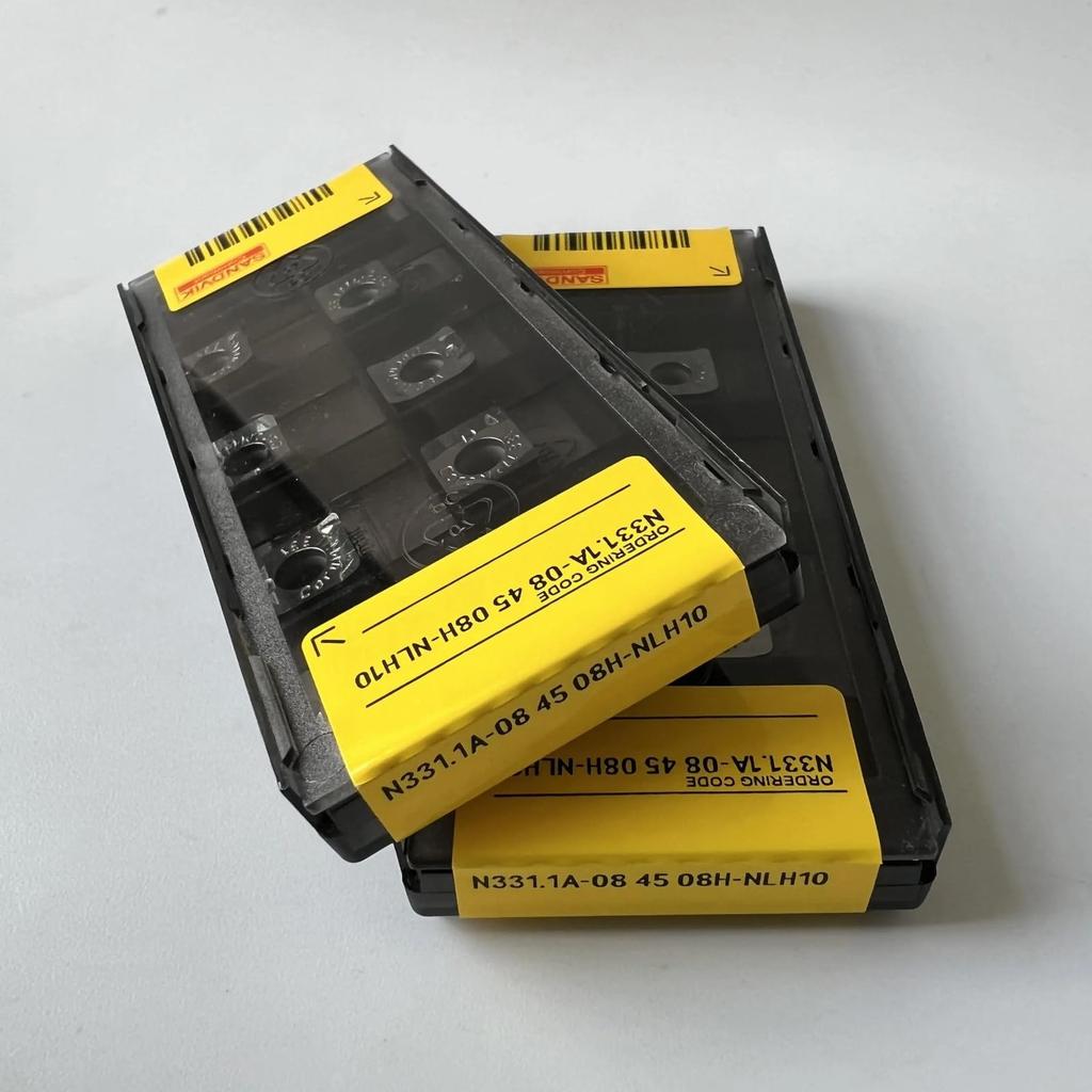 Original Sandvik / N331.1A-084508H-NLH10 / CNC lathe carbide blade 10 PCS