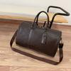 Travel Bag European and American Fashion Woven Large-capacity Pu Fitness Bag Business Trip Boarding Bag Men's Business Storage Accommodation Bag