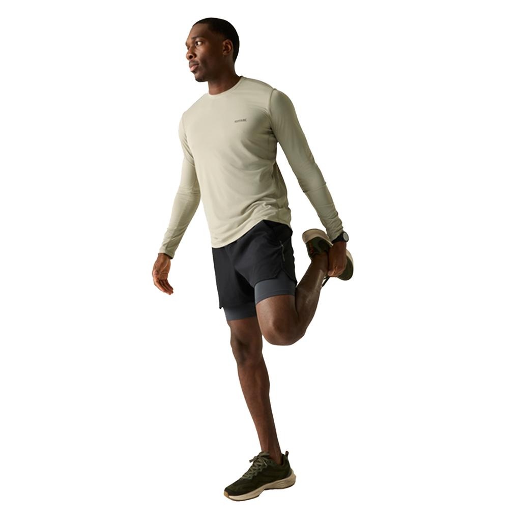 Regatta Mens Mindo Logo Long-Sleeved T-Shirt