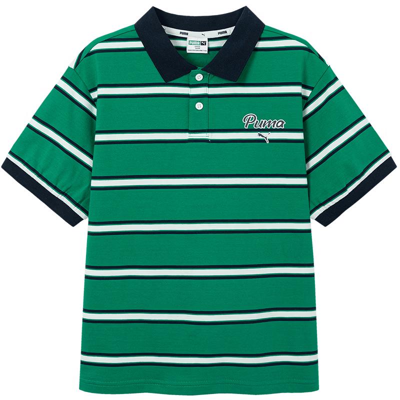 Puma Kids' Classic Striped Short-Sleeve T-Shirt