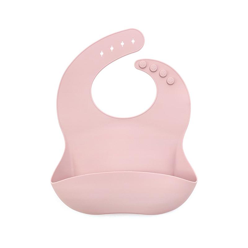 

Baby Bibs Style Print Waterproof Soft Silicone Baby Feeding Stuff Cute Pattern Kids Girl Boy Toddler Adjustable Children Bib 6-36 months baby рожевий колір