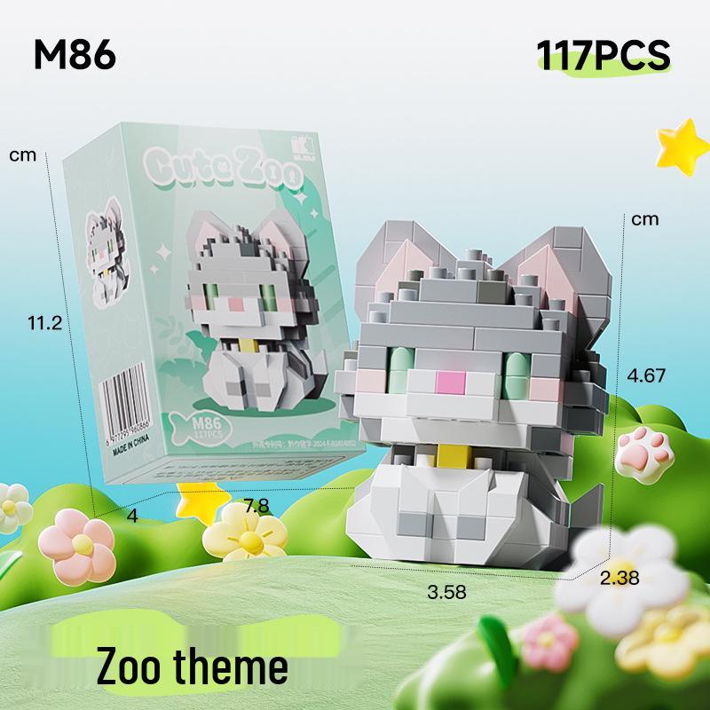 Pirate Anime Character Building Blocks for Kids - Educational Assembly Desktop Ornaments