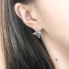 Xingshou Zirkon Ohrstecker Nischen-Design High-End Ohrringe Süßer Cooler Stil Stern Französische Ohrringe Damen