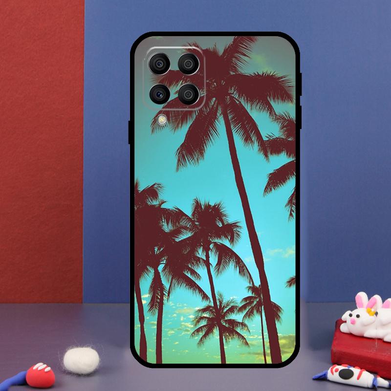 Summer Beach Sunset Palm Tree For Samsung Galaxy M14 M34 M54 M33 M13 M23 M53 M15 M55 M31 M51 M20 M30s M32 M52 Phone Case