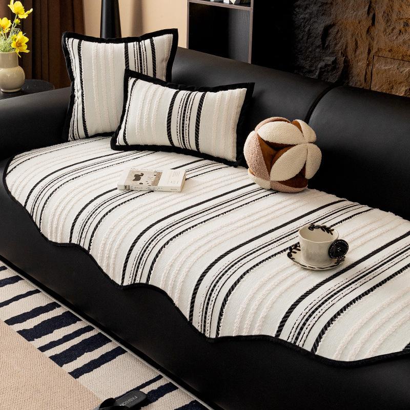 

Special-Shaped Sofa Cushion Universal In All Seasons New Sofa Seat Cushion Non-Slip Straight Row Light Luxury High-End Cover Cloth Towel 70*70cm