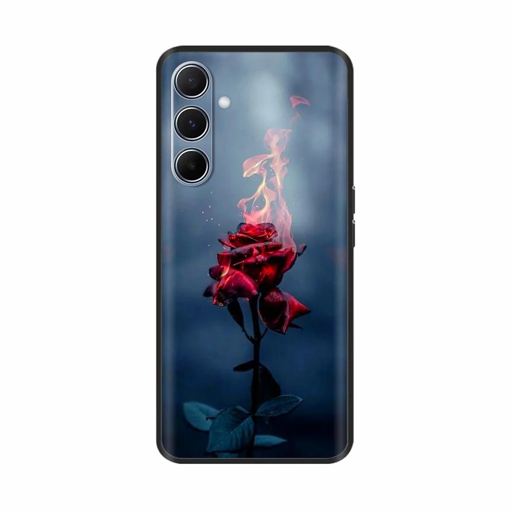For Samsung Galaxy A56 Case Soft Silicone Funda For Samsung Galaxy A55 5G Case Sweet Painted Fashion Cartoon Lovely Phone Cover
