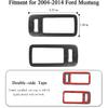 RT-TCZ Carbon Fiber Inner Door Grab Handle Cover Frame ABS Decor Trim Interior Accessories for 2004-2014 Ford Mustang