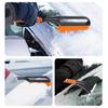 3Pcs Car Snow Removal Kit with Telescopic Foam Grip Multi-Function Wiper Ice Shovel Adjustable Length
