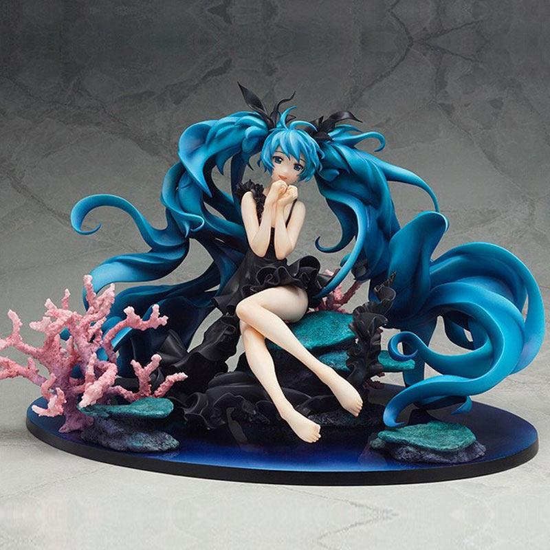 Auf Lager Hatsune Miku Figma Tiefsee-Mädchen Sparkling Snow Edition | Bewegliche Vocaloid-Sängerin Dekorative Ausstellungsfigur Geschenk