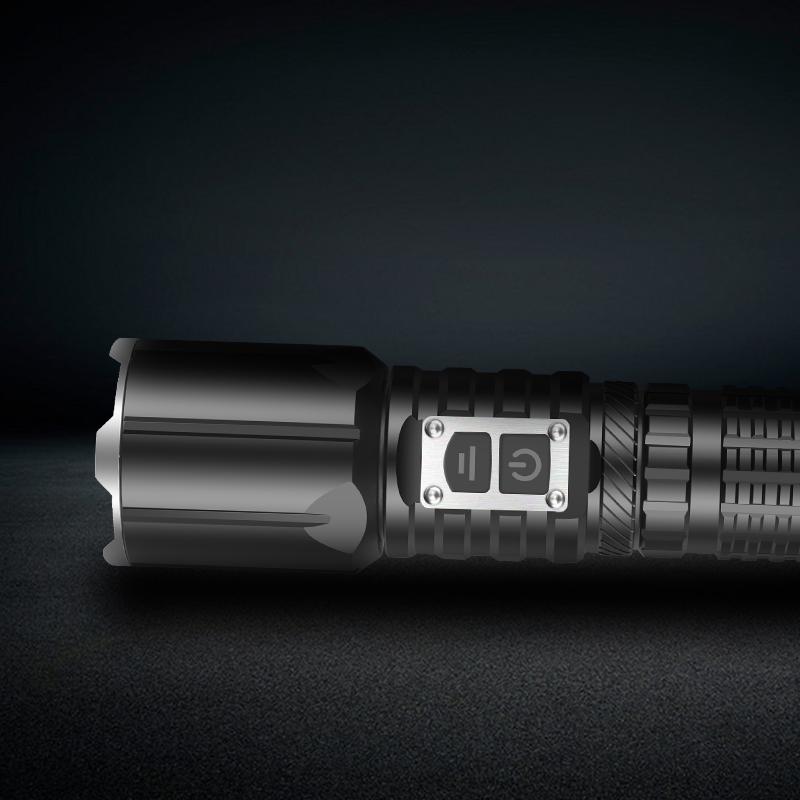 Convoy Flashlight Shock Self-Defense Lamps Led Flashlight Ultra Powerful Rechargable Torch Survival Equipment Usb Charging Light