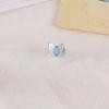 Geometric Transparent Women Titanium Steel Rainbow Stud Earrings Tragus Earrings Butterfly