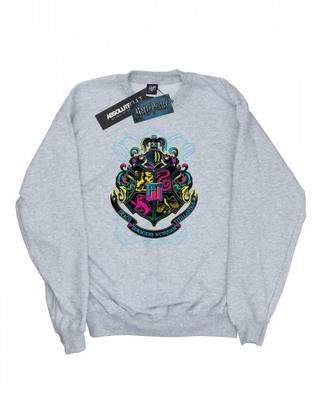 Womens/Ladies Neon Hogwarts Crest Sweatshirt