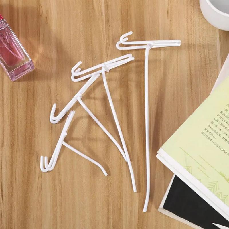 10Pcs Reusable Mesh Panel Hangers Metal Wear-Resistant Storage Hook Removable Universal Net Panel Hooks Store Storage Display