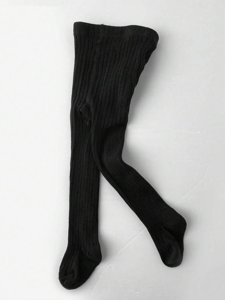 Solid Color Children's Tights - Breathable, Warm, Sweat-Absorbing, Versatile Wide Waistband for Spring and Autumn
