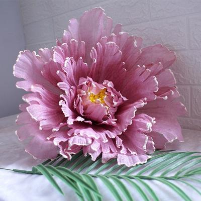 Flor de Peonía Artificial Realista Flor Falsa de Seda con Tallo Hogar Oficina Boda Fiesta Centro de Mesa Jarrón Flor Falsa Decoración