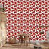 Wallpaper Roses Red and Coral 50x1000