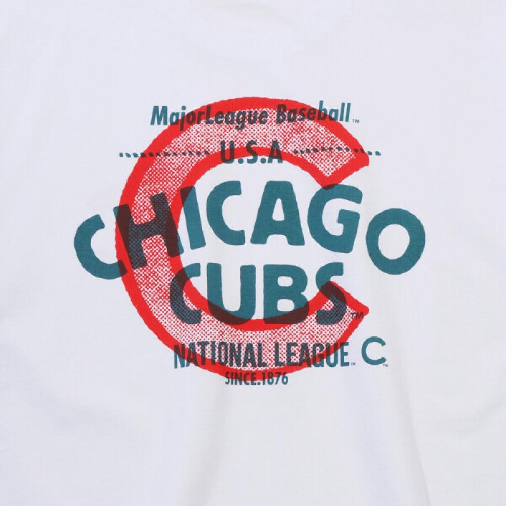 New Era Chicago Cubs Risograph T shirT