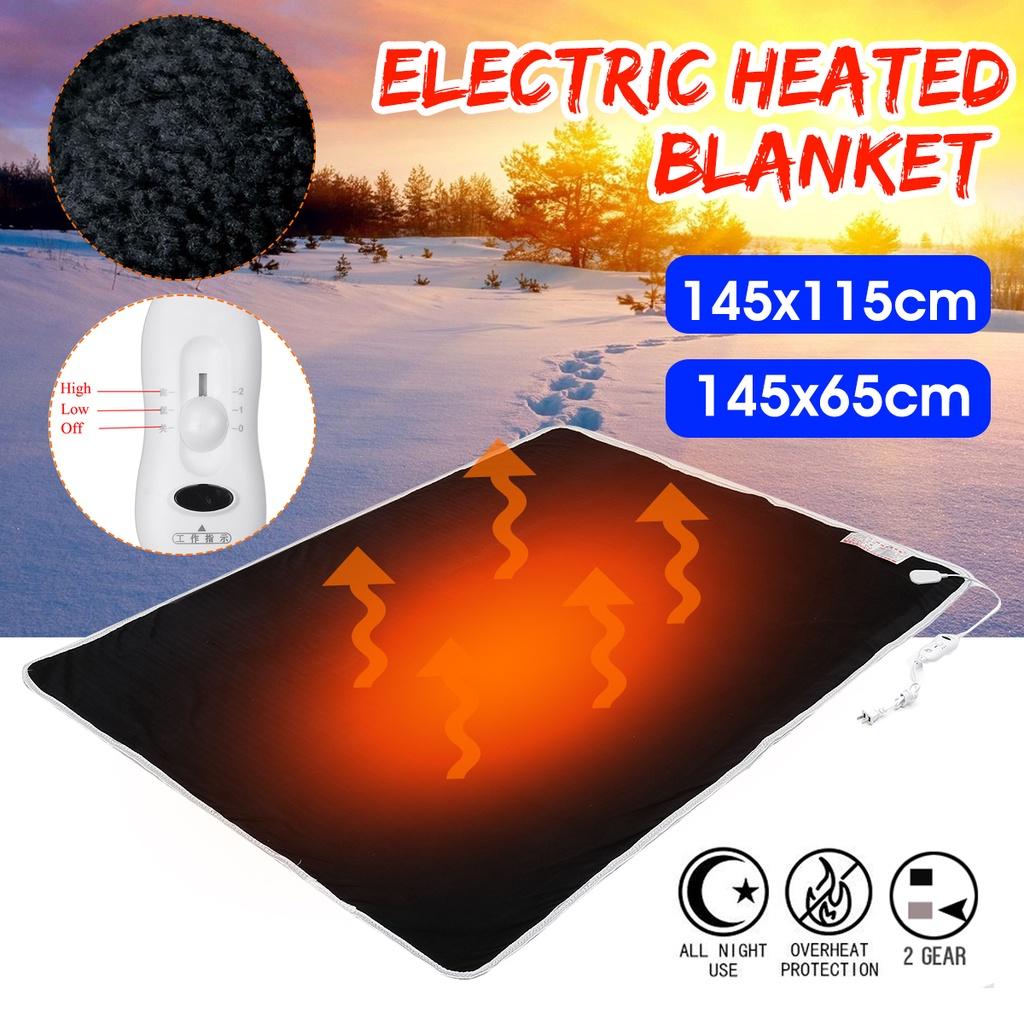 60W Thermostat Electric Mattres Electric Heated Blanket Bedroom Soft Safty Blankets Warm Heater