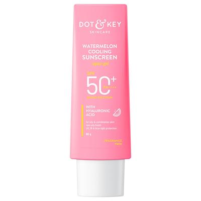 Dot & Key Watermelon Hyaluronic Cooling Sunscreen SPF 50 PA+++ Ochrona przed promieniowaniem UV i światłem niebieskim 80 g