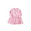 Girls' Sweatshirt Long-Sleeve Dress Baby Children's Pure Cotton Spring and Autumn Clothing Small and Medium-Sized Children's Princess Dress Trendy
