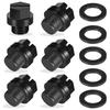 20 Pieces Multipurpose Pool Pumps Drain Plugs with O Rings for Haywards Super and Power Series Models Accessory