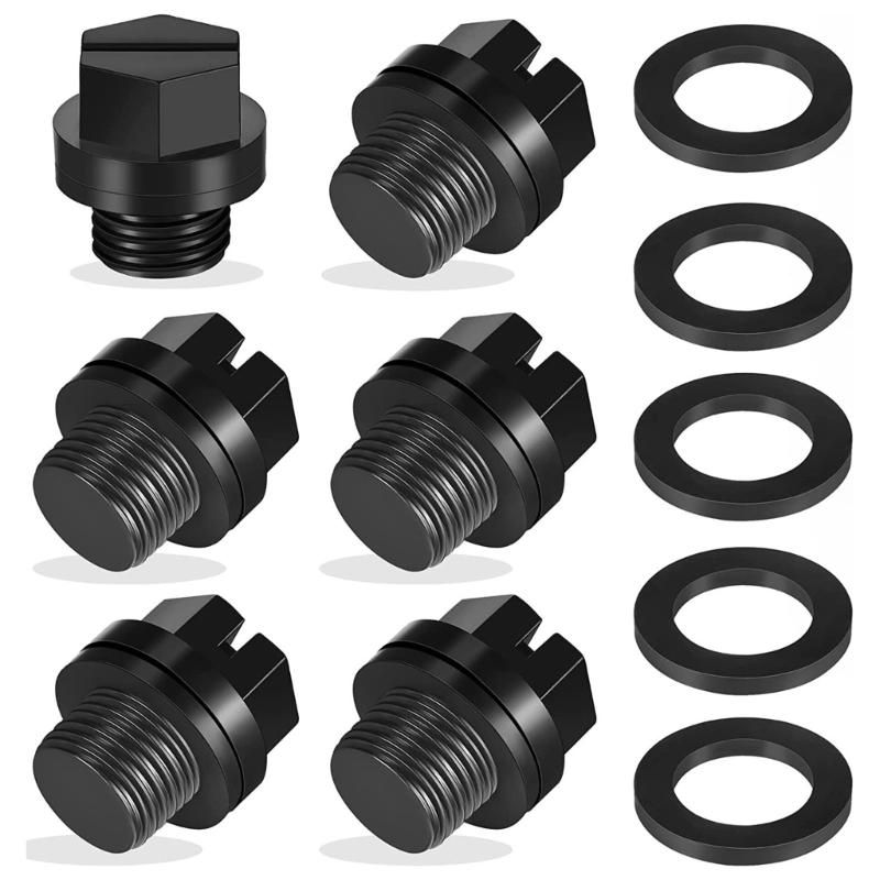 20 Pieces Multipurpose Pool Pumps Drain Plugs with O Rings for Haywards Super and Power Series Models Accessory