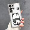 Cartoon Cute Panda Phone Cover Case for Samsung Galaxy S25 S24 S21 Plus S25Edge S22 Ultra S20 FE S23