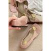 Fashion Niche Design Touching Lettered Sandals for Women in The Summer of 2025, Versatile Vacation Flat Sandals for Outerwear