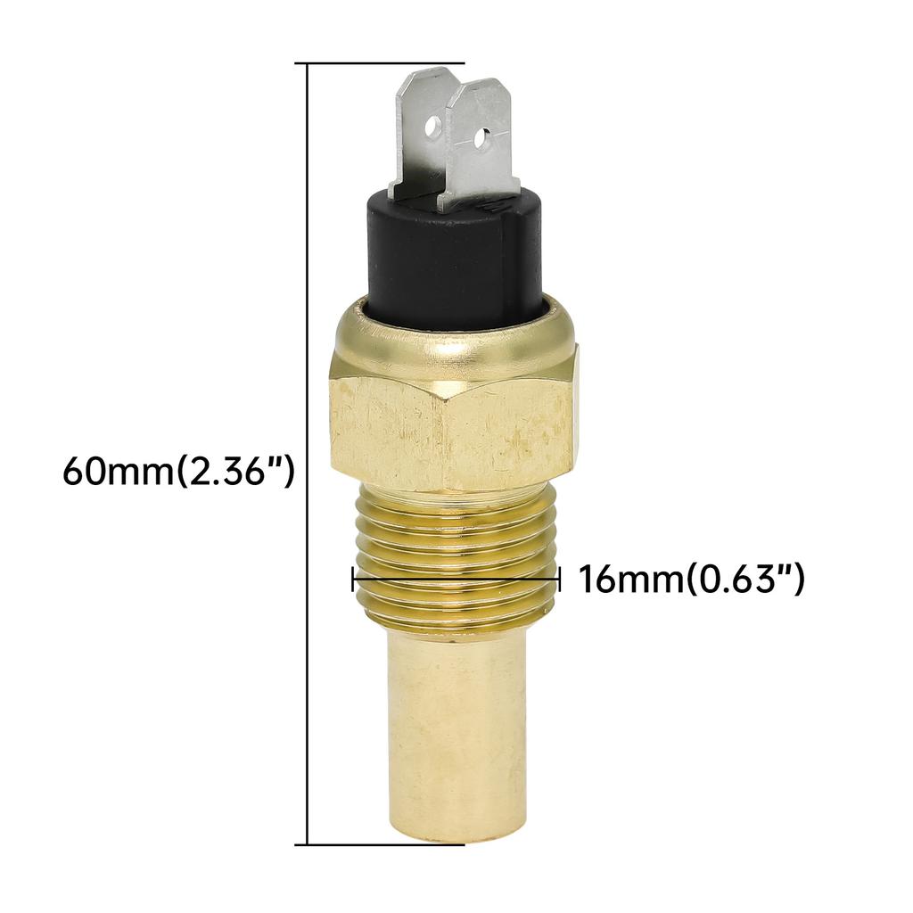 M16*1.5 3/8NPT Water Temperature Sensor M14*1.5 Water/Oil Temp Sensor Alarm Part Transmision Universal Origin Electric Sensor