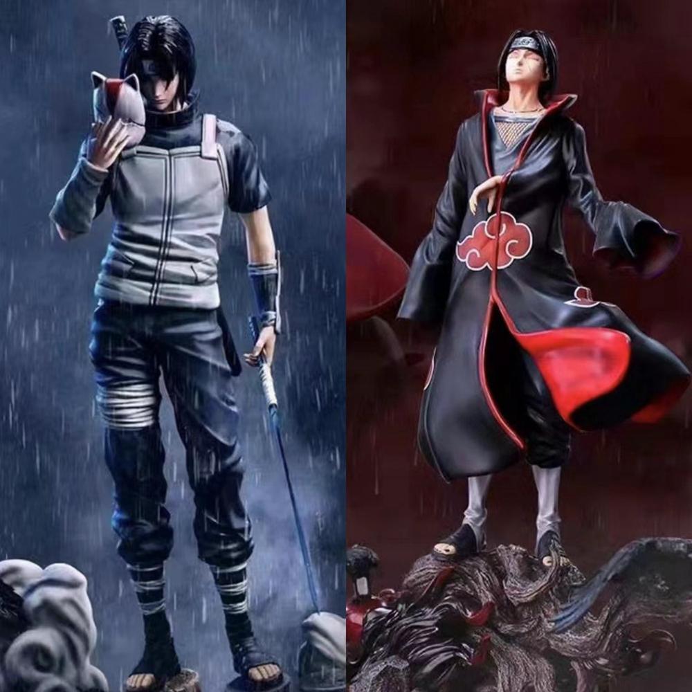 28CM Anime Naruto Shippuuden Uchiha Itachi Standing Set Large Model Toy Gift Collection For Kids Aciton Figure PVC