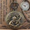 Devil Lanyard Embossed Ghost Head Pocket Watch European and American Animation Halloween Christmas Horror Night Skull Jack