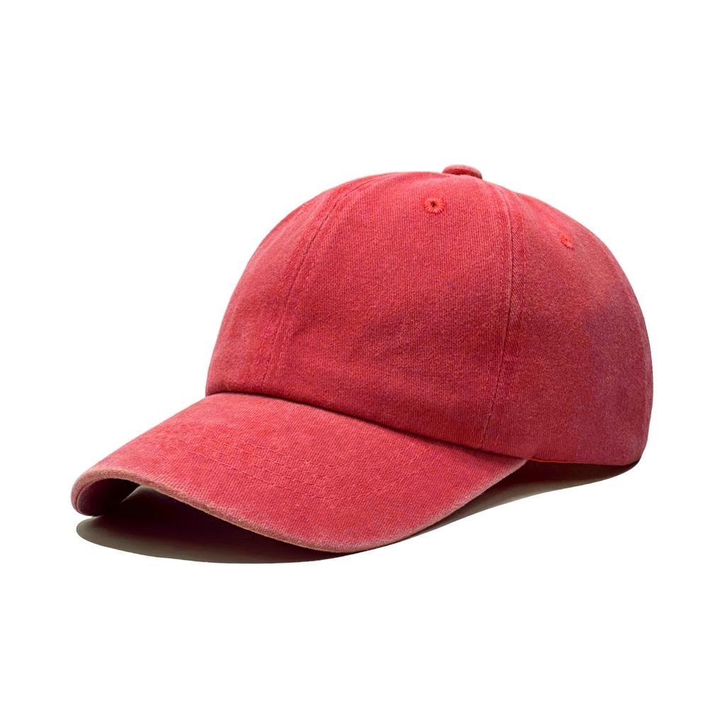 Pure Cotton Washed Baseball Cap: Breathable, Soft, UV Protection, Duckbill Design, Quality Assured Embroidery.