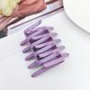 1 Stück Schwarzer Pferdeschwanz Haarnadel Haarschmuck Doppelseitiger Haarclip Haarkamm für Damen Mattierter Verzahnter Anti-Rutsch-Kamm