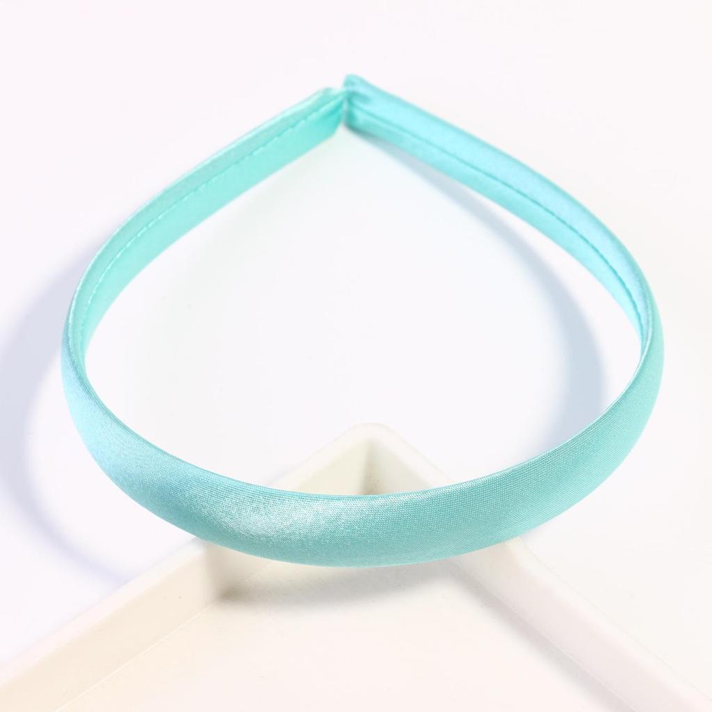 1.5CM Candy Color Satin-Fabric Wrapped Plastic Headband - DIY Hair Accessory
