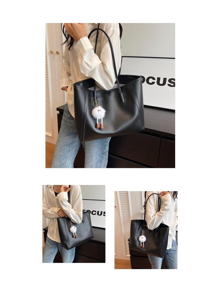 Women's High-Capacity Versatile Tote - 2025 Spring/Summer Shoulder Bag for Work and Commute