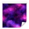 Watercolor Galaxy Wallpaper Violet, Indigo and Plum 50x1000