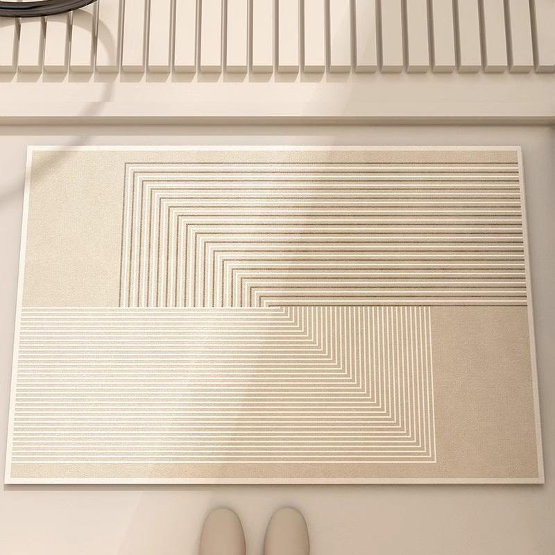 Bathroom Floor Mat, Toilet Suction Door Floor Mat, Carpet, Diatom Mud, Non-slip Toilet, Absorbent Mat, Toilet Entry