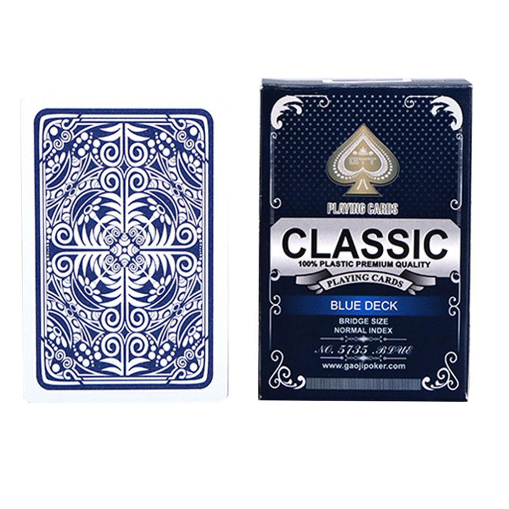 Waterproofs PVC Poker Card Adult Playing Game Poker Card Board Games Poker Card Practical Gift Not Deformation