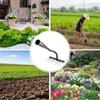 5/6 Teeth manganese Steel Garden Hand Rake Farm Tool Weeding Scarifier Agricultural Nail Harrow Metal Harrow Garden Weeding Tool