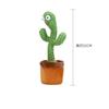 Cactus Magic Dancing Voice Replay Function LED Lights Sings Talks Dances Funny Interactive Plush Birthday Gift Hot Decoración