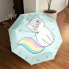 1 Stück Einhorn-Katze-Thema Hochwertiger Regenschirm, Automatisches Öffnen und Schließen, Multifunktionaler Regenschirm G0811281