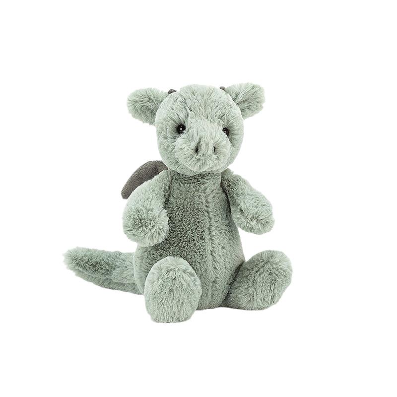 Jellycat Shy Series Green Dragon Small Doll Plush Doll 18cm High